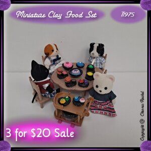 11-Piece Black Dessert Glued-Together Set